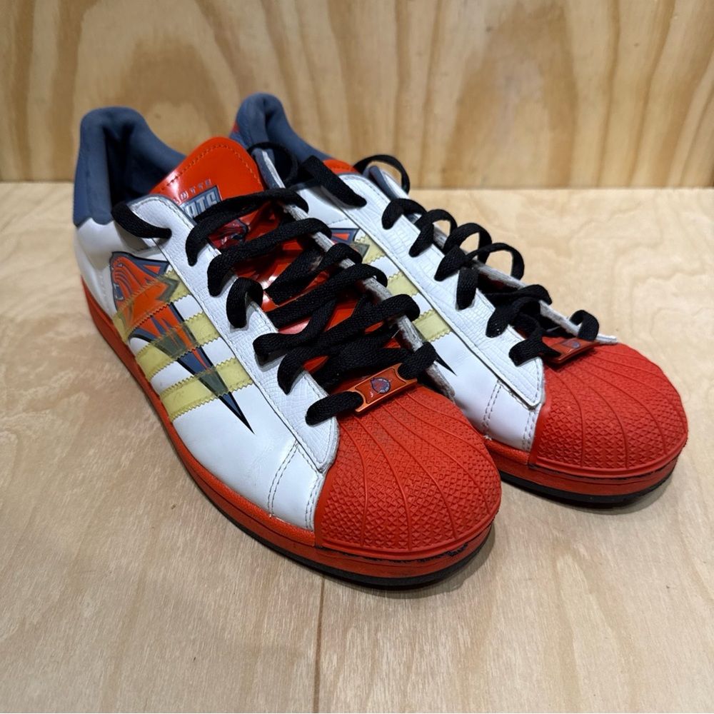 Charlotte Bobcats Shell Toe Adidas Superstar 1 NBA (2006) Mens Sneakers Sz 10.5